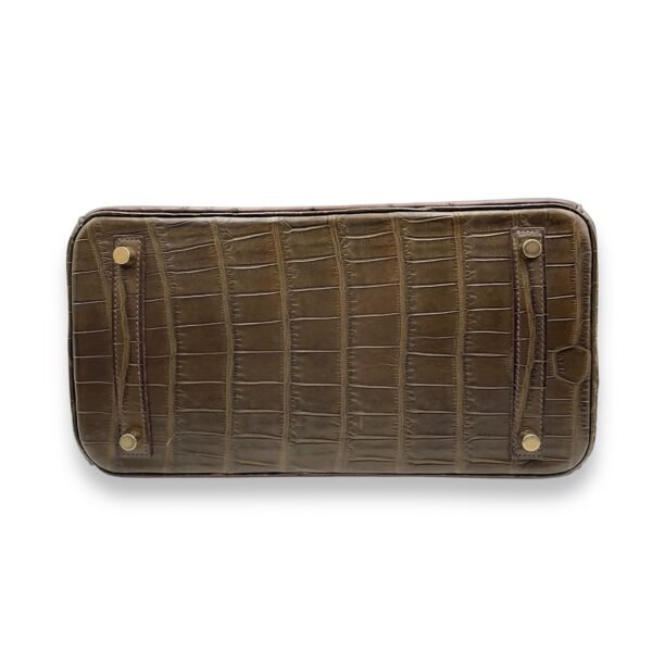 Grand Marriage Birkin 30 Multi-colour in Ostrich/Lizard/Matte Niloticus, Permabrass hardware - Image 5