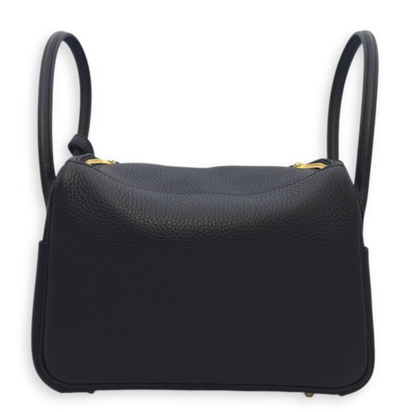 Lindy 26 Black in Clemence, Gold hardware - Image 2