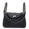Lindy Touch 26 Black in Clemence/Matte Niloticus, Gold hardware - Image 5