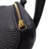 Lindy Touch 26 Black in Clemence/Matte Niloticus, Gold hardware - Image 13