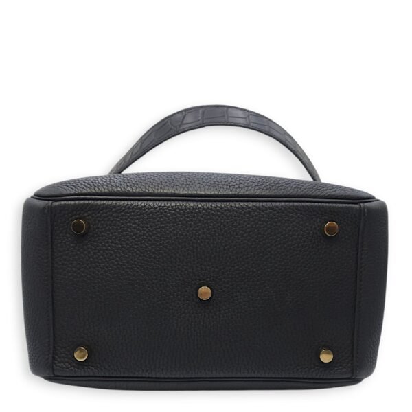 Lindy Touch 26 Black in Clemence/Matte Niloticus, Gold hardware - Image 9
