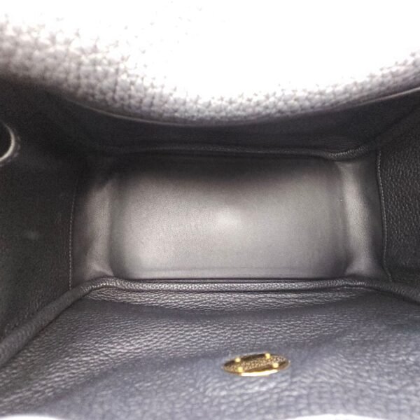 Lindy Touch 26 Black in Clemence/Matte Niloticus, Gold hardware - Image 10