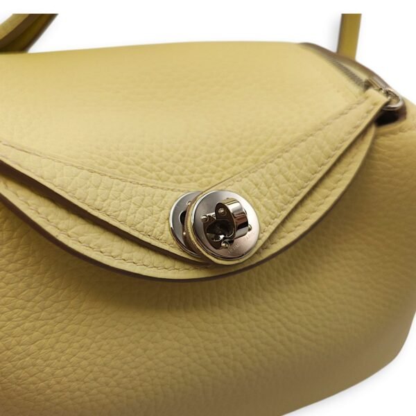 Lindy II Mini Jaune Milton in Clemence, Palladium hardware - Image 9