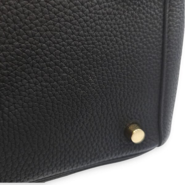 Lindy Touch 26 Black in Clemence/Matte Niloticus, Gold hardware - Image 11