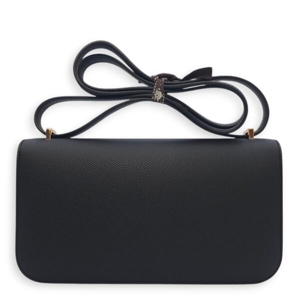 Constance Elan Black in Epsom, Rose Gold hardware - Image 2