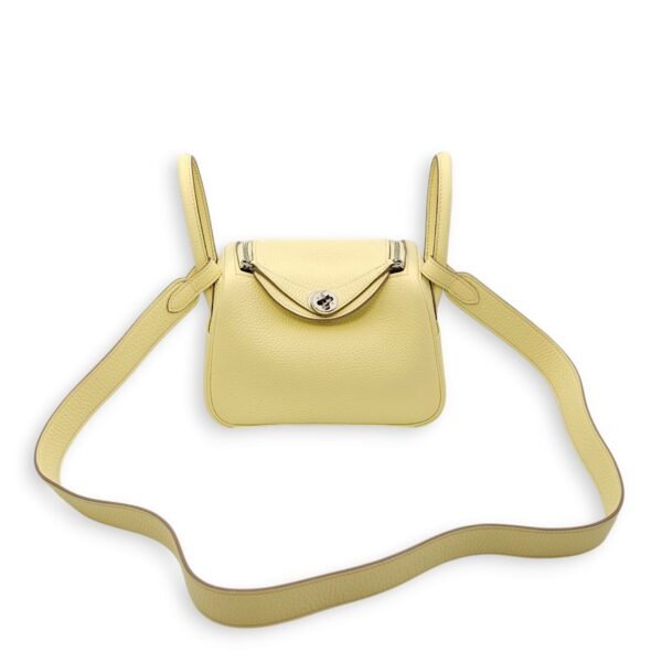 Lindy II Mini Jaune Milton in Clemence, Palladium hardware - Image 3