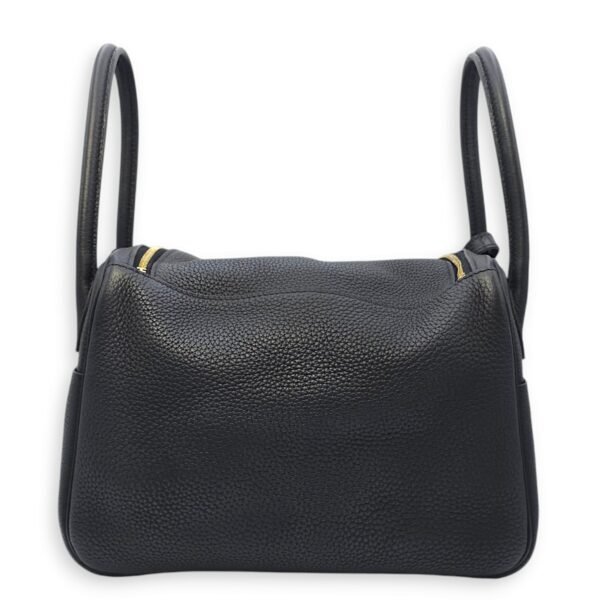 Lindy Touch 26 Black in Clemence/Matte Niloticus, Gold hardware - Image 6