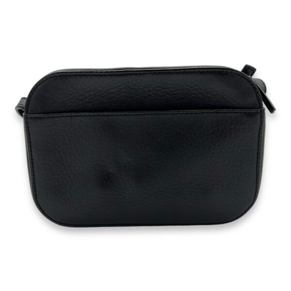 I Love Techno XS Everyday Camera Black Crossbody Bag in Calfskin, Silver hardware - Image 2