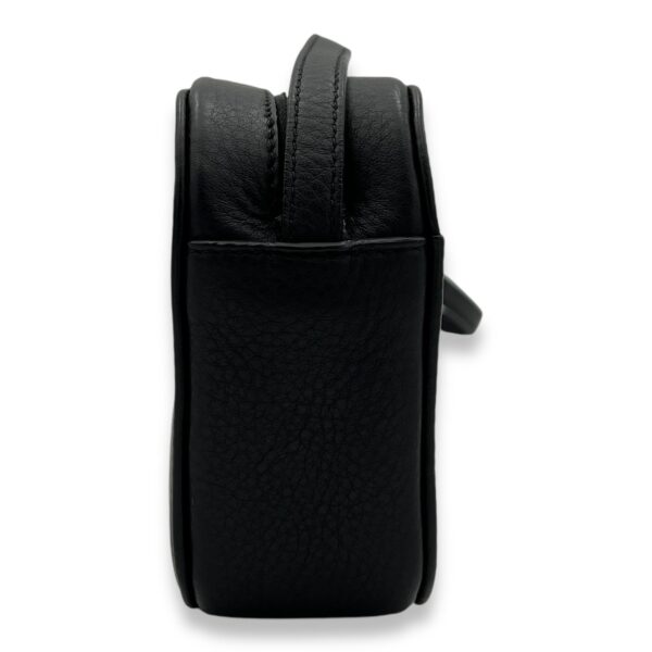 I Love Techno XS Everyday Camera Black Crossbody Bag in Calfskin, Silver hardware - Image 3