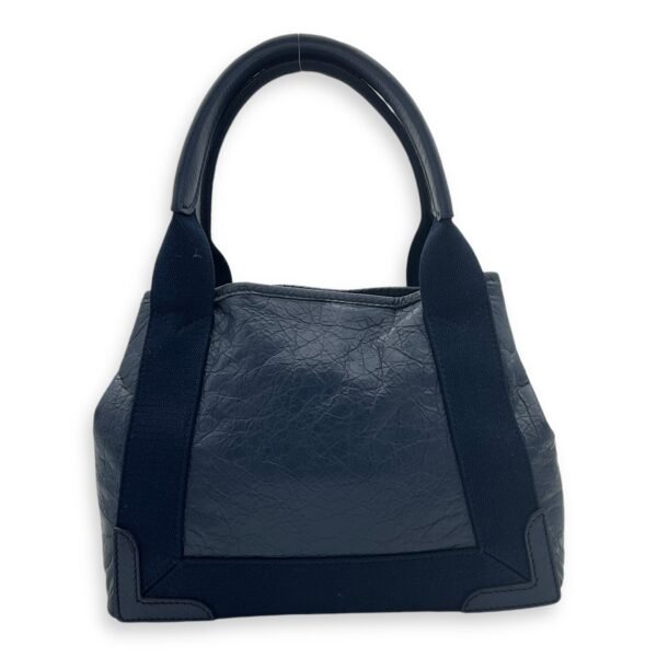 Cabas Top Handle Bag XS Blue in Lambskin - Image 2