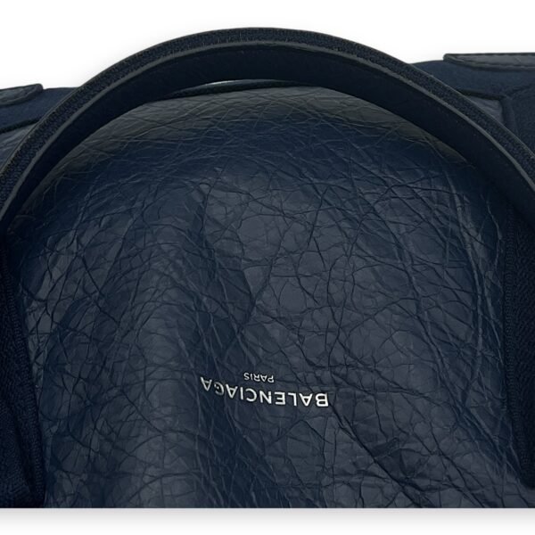 Cabas Top Handle Bag XS Blue in Lambskin - Image 8