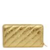 Crush Continental Gold Wallet in Metallic calf, Gold hardware - Image 2