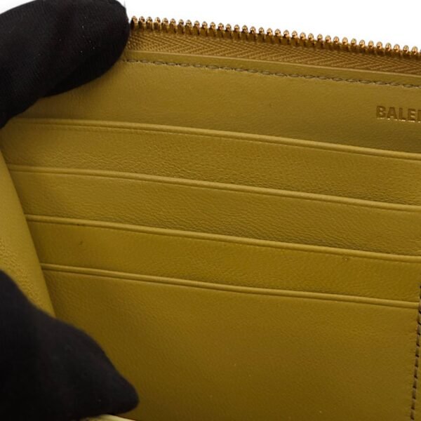 Crush Continental Gold Wallet in Metallic calf, Gold hardware - Image 7