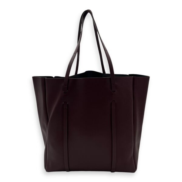 Everyday Tote Bag Red in Calfskin - Image 2