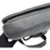 City Grey Messenger bag in Distressed Leather, Silver hardware - Image 14