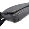 City Grey Messenger bag in Distressed Leather, Silver hardware - Image 15