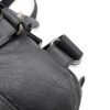 City Grey Messenger bag in Distressed Leather, Silver hardware - Image 18
