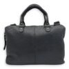 City Grey Messenger bag in Distressed Leather, Silver hardware - Image 2