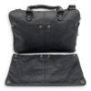 City Grey Messenger bag in Distressed Leather, Silver hardware - Image 29
