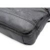 City Grey Messenger bag in Distressed Leather, Silver hardware - Image 9