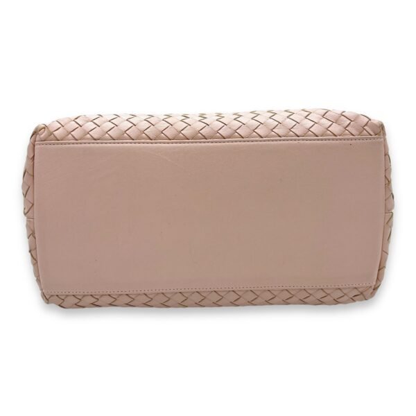 Accordion Top handle bag in Intrecciato leather, Gunmetal Hardware - Image 5