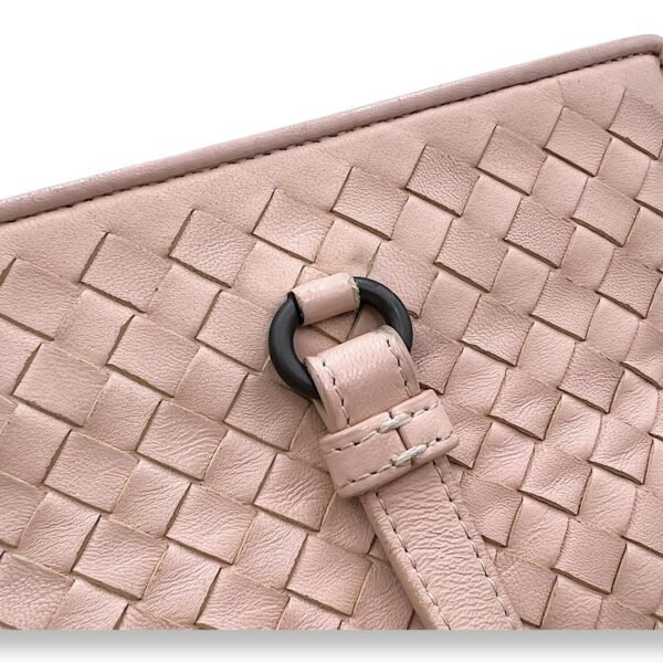 Accordion Top handle bag in Intrecciato leather, Gunmetal Hardware - Image 6