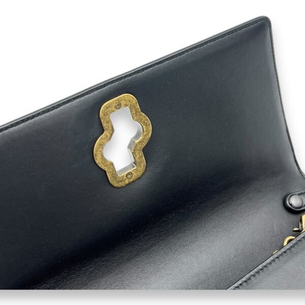 Flap Multi-colour Wallet On Chain in Natural Fur, Brushed Gold hardware - Image 8