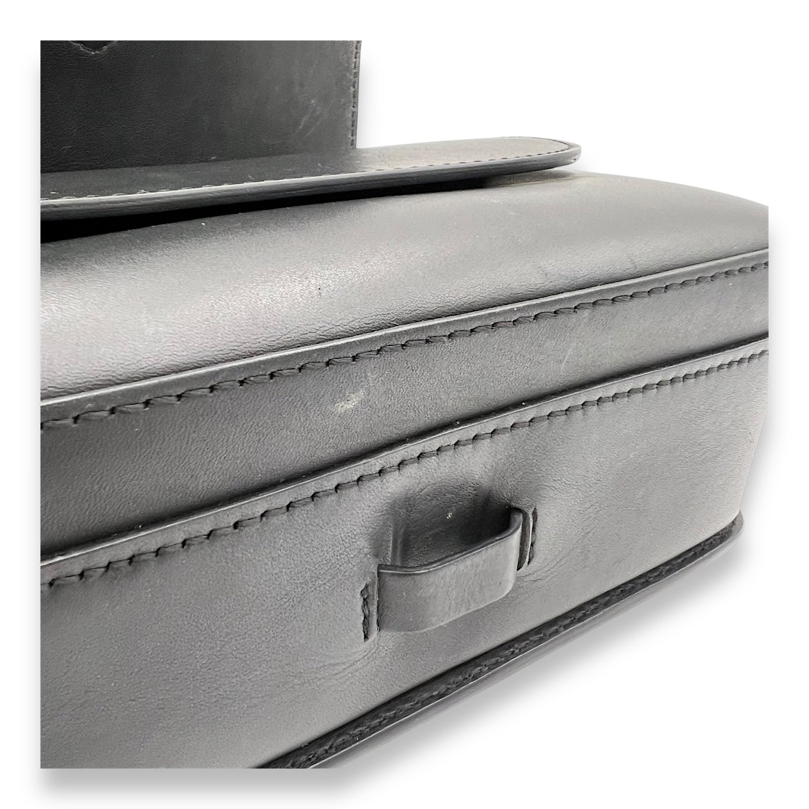 Birdie Studded Black Crossbody Bag in Calfskin, Mixed hardware - Image 11