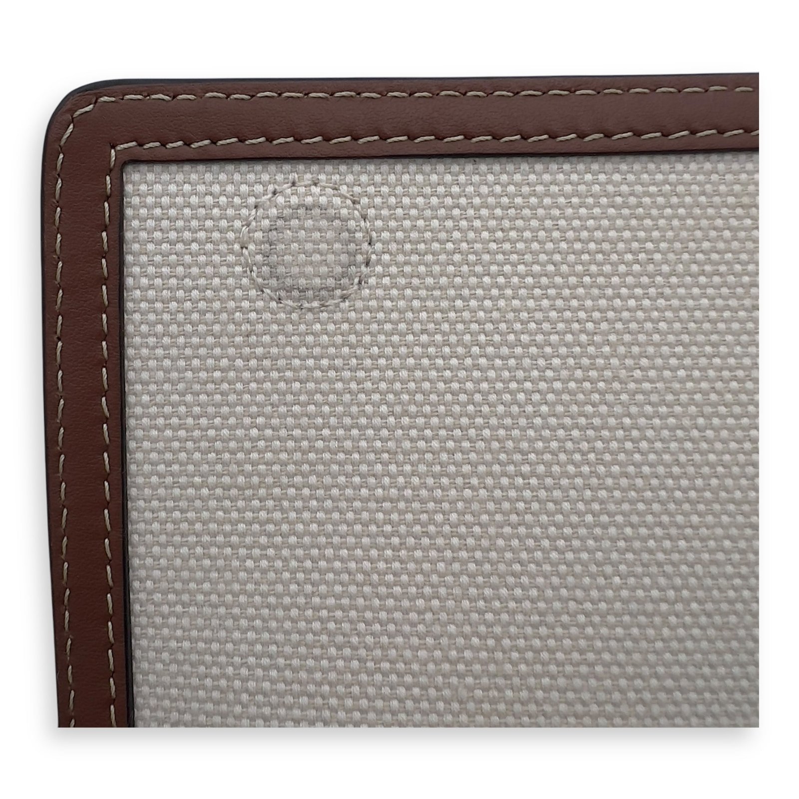 Horseferry Print Note Brown Crossbody Bag in Canvas, Gold hardware - Image 22