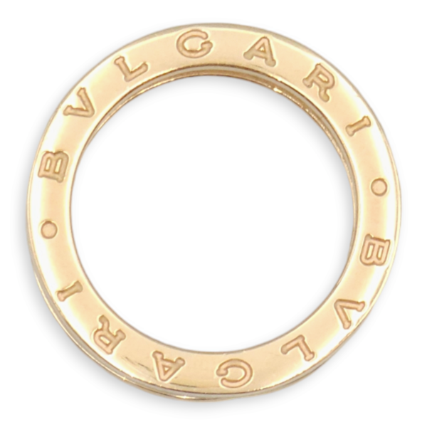 B.Zero 1 2 Black Ceramic 53 Ring in Rose Gold - Image 2