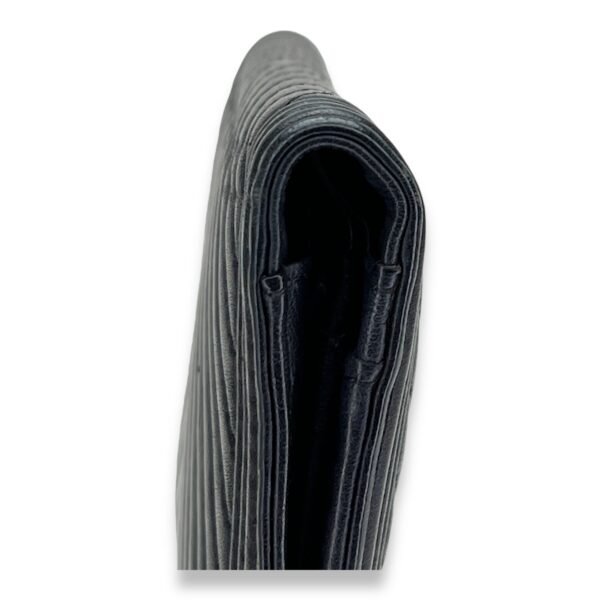 Boy Long Black Wallet in Calfskin, Silver hardware - Image 9