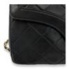 Matelasse Coco Mark Black Crossbody Bag in Lambskin, Gold hardware - Image 7