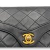Matelasse Coco Mark Black Crossbody Bag in Lambskin, Gold hardware - Image 8