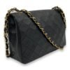 Matelasse Coco Mark Black Crossbody Bag in Lambskin, Gold hardware - Image 9
