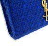 Kate Small Blue Crossbody Bag in Tweed, Gold hardware - Image 10