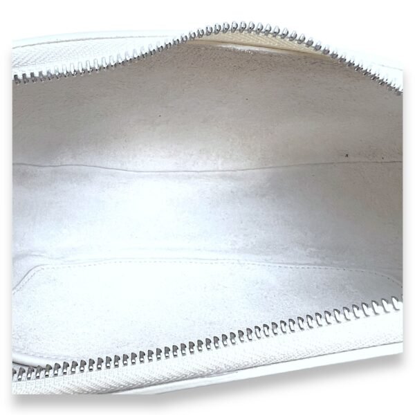 Ava Shoulder Bag  White in Calfskin , Silver Hardware - Image 11