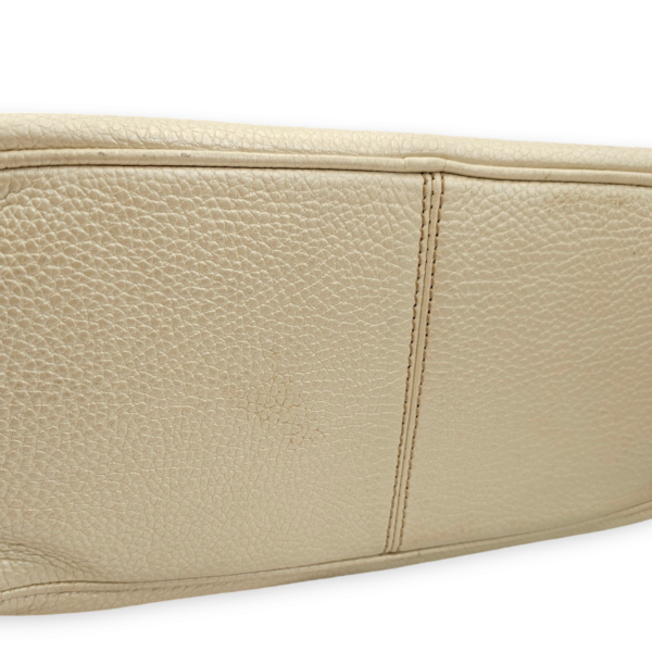 Boogie Carryall Silver Top Handle Bag in Calfskin, Palladium hardware - Image 11