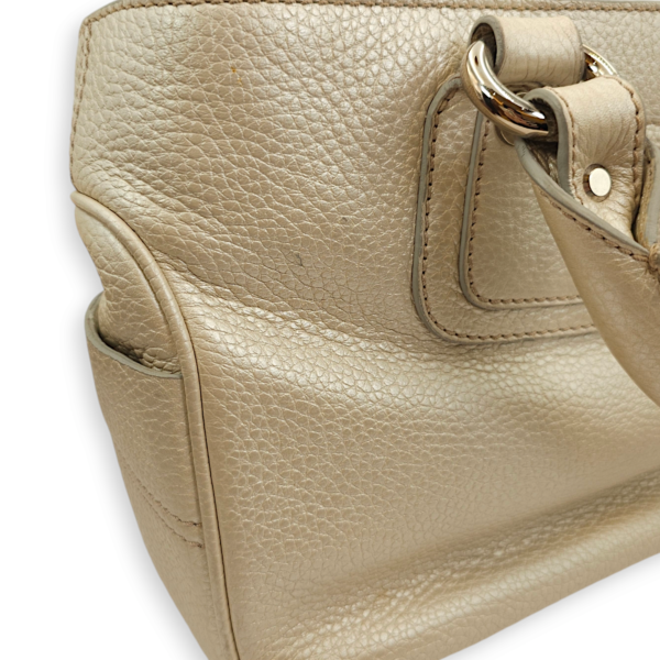 Boogie Carryall Silver Top Handle Bag in Calfskin, Palladium hardware - Image 18