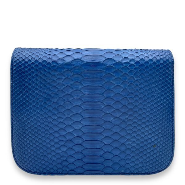 Box Medium Cobalt Shoulder Bag in Python Leather, Gold hardware - Image 2