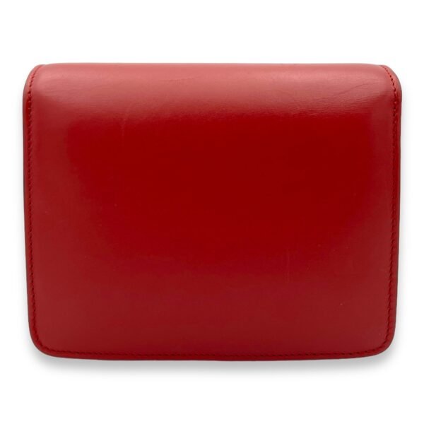 Box Small Red Shoulder Bag in Calfskin, Gold hardware - Image 2