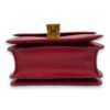 Box Small Red Shoulder Bag in Calfskin, Gold hardware - Image 5