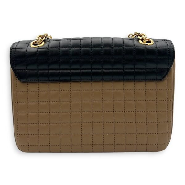 C Crossbody Bag Black in Calfskin, Gold hardware - Image 2
