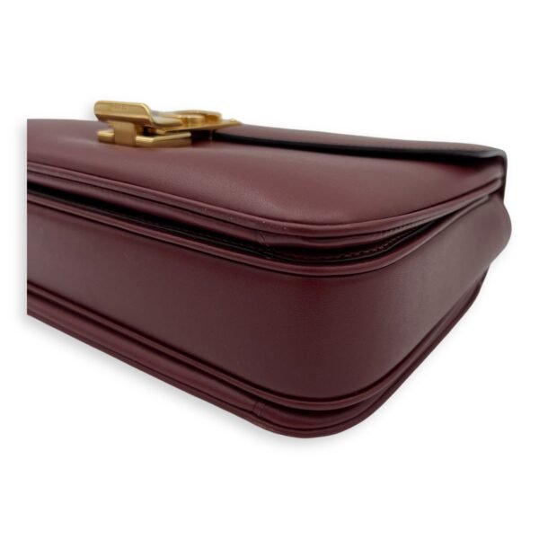 C Red Shoulder Bag in Calfskin, Gold hardware - Image 10