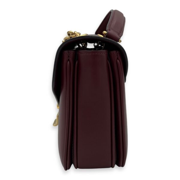 C Red Shoulder Bag in Calfskin, Gold hardware - Image 4