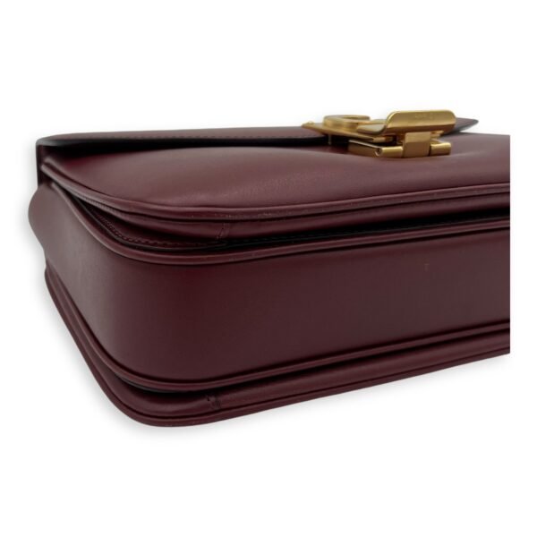 C Red Shoulder Bag in Calfskin, Gold hardware - Image 9