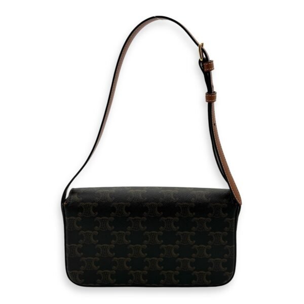 Claude Triomphe Shoulder Bag Brown in Coated Canvas, Gold hardware - Image 2