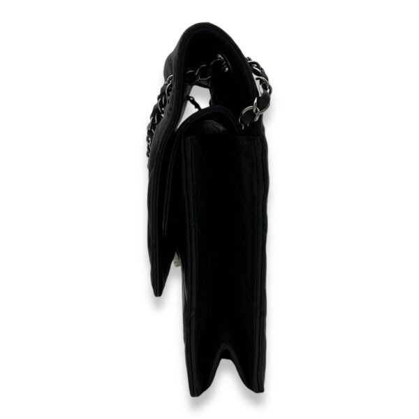 2.55 Document Large Black Shoulder Bag in Lambskin, Brushed Silver hardware - Image 4
