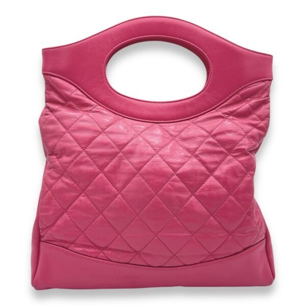 31 Shopping Medium Pink Tote Bag in Calfskin, Gold hardware - Image 2