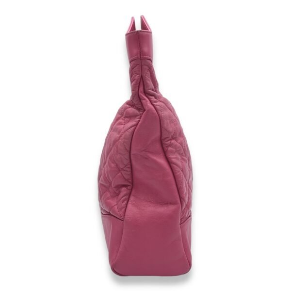 31 Shopping Medium Pink Tote Bag in Calfskin, Gold hardware - Image 4