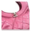 31 Shopping Medium Pink Tote Bag in Calfskin, Gold hardware - Image 6